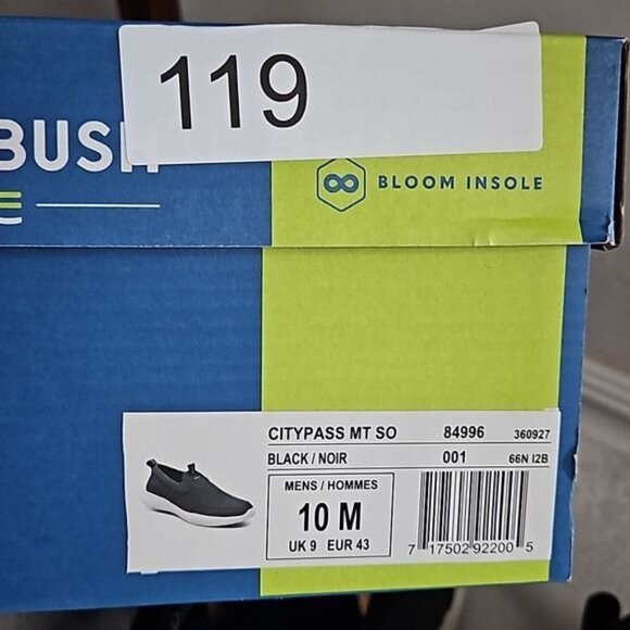 Nunn Bush Kor City Pass Moccasin Toe Athletic Style Slip-On Shoe Size 10 New Men